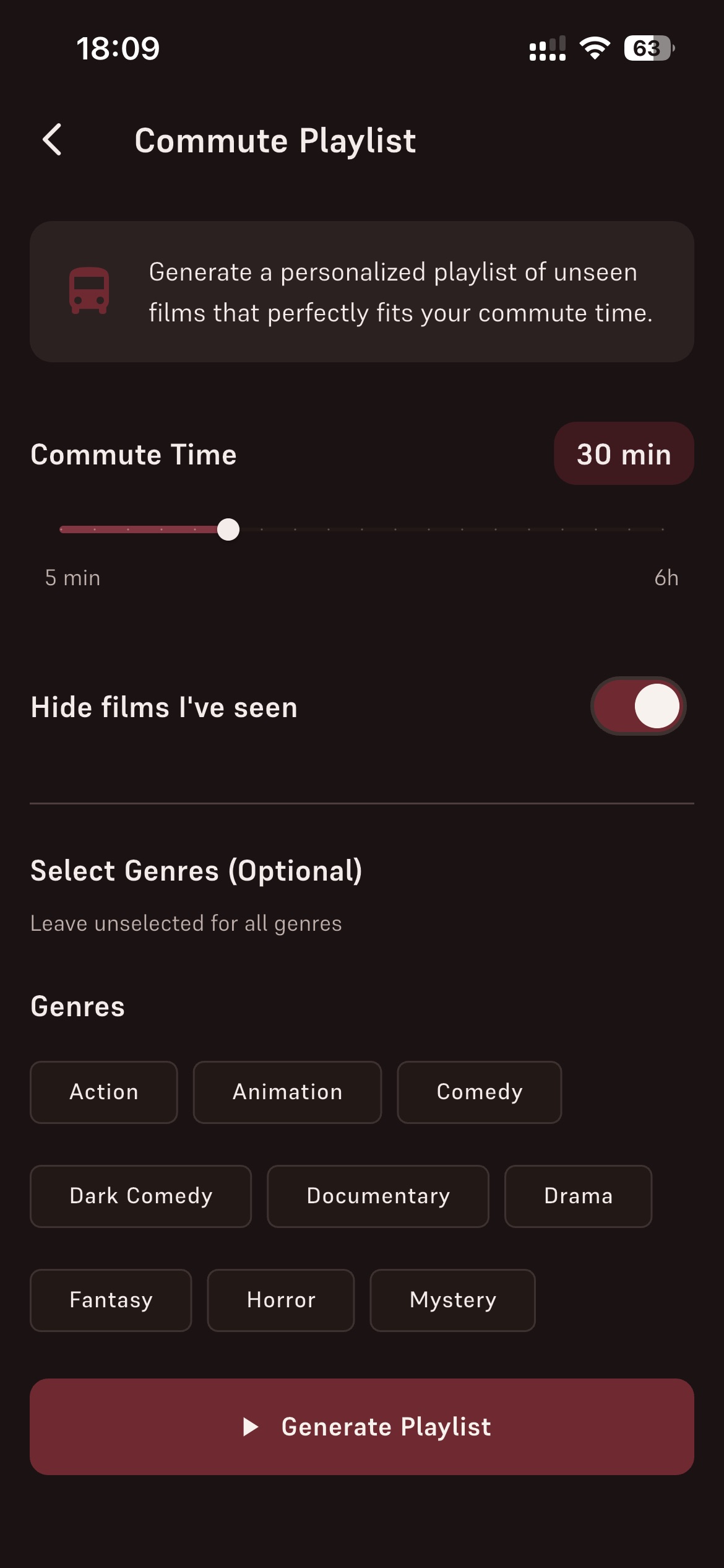 Playlists tuned to your commute
